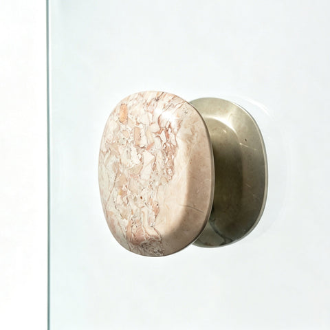 Breccia Shapes Stone Handle