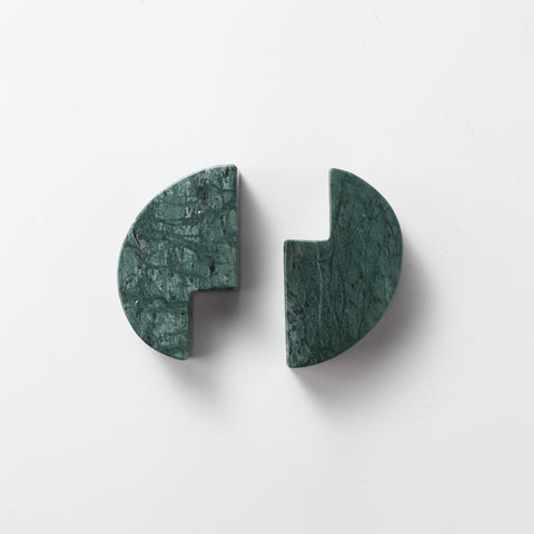 Green Floral Loop Cabinet Handles