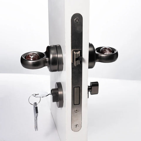 The Marble Door Lock Handle
