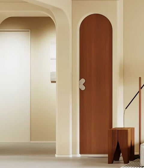 travertine door handles