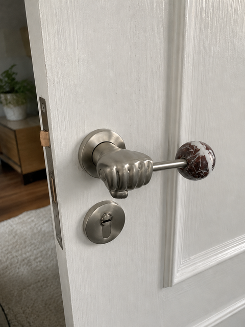 The Glove Door Lock Handle