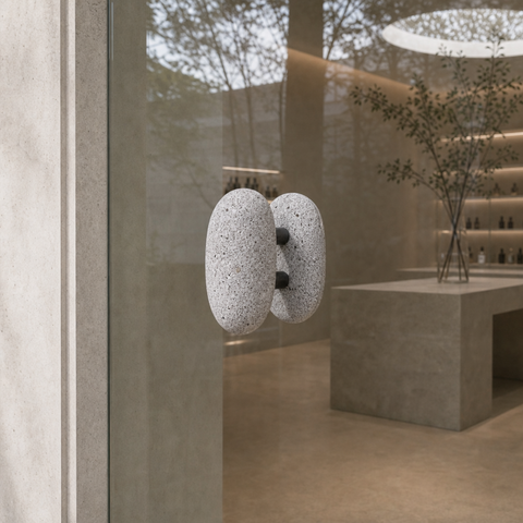 Oval Mango-Shaped Door Handles