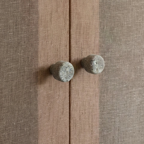 Modern Round Stone Cabinet Knobs
