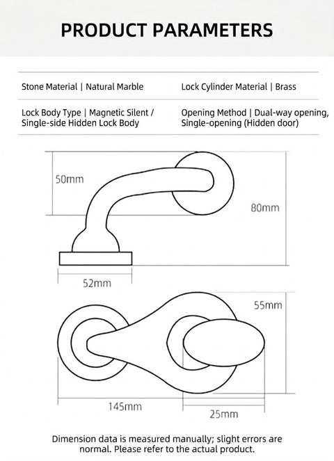 Orbital Pull Door Lock Handle