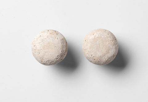 Modern Round Stone Cabinet Knobs