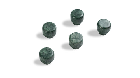 Modern Round Stone Cabinet Knobs