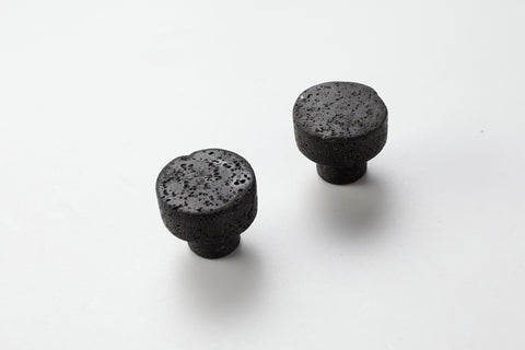 Modern Round Stone Cabinet Knobs