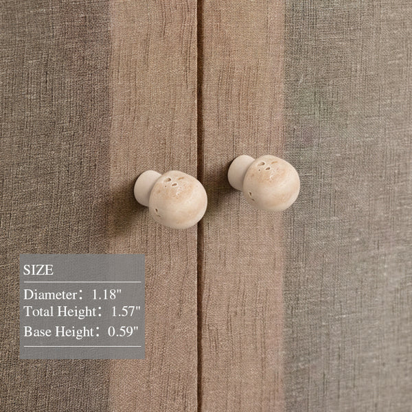 Mushroom-Shaped Cabinet Door Handles