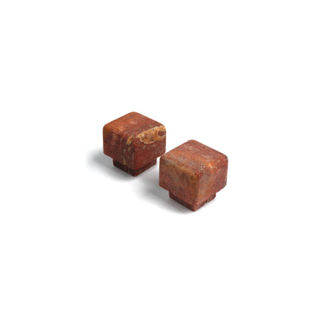 Modern Square Stone Cabinet Knobs