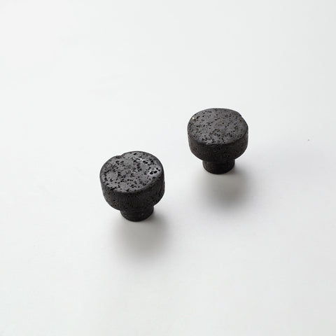 Modern Round Stone Cabinet Knobs