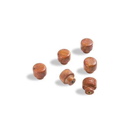 Modern Round Stone Cabinet Knobs