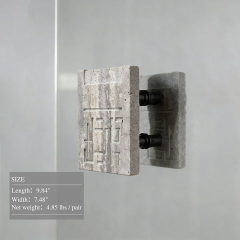 Oracle Bone Script-Shaped Door Handles