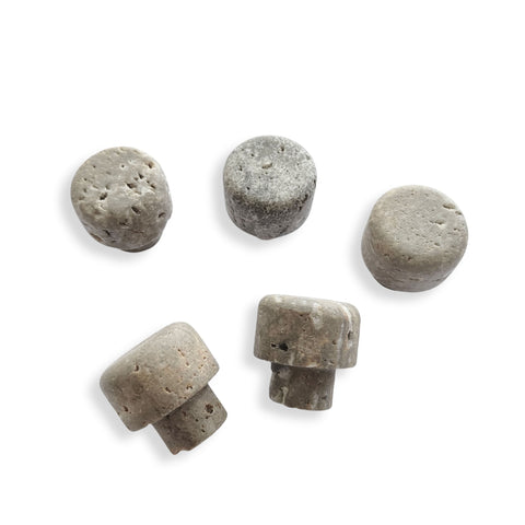 Modern Round Stone Cabinet Knobs