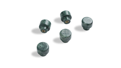 Modern Round Stone Cabinet Knobs