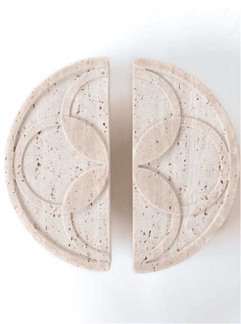 Semi-Circular Carved Door Handles