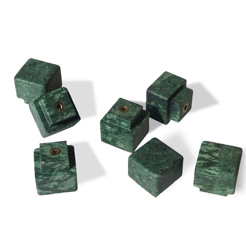 Modern Square Stone Cabinet Knobs