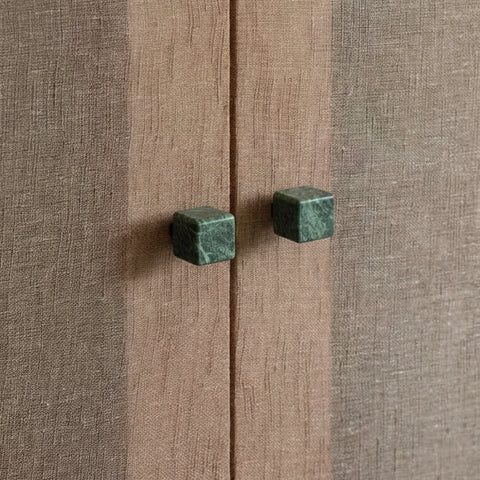 Modern Square Stone Cabinet Knobs