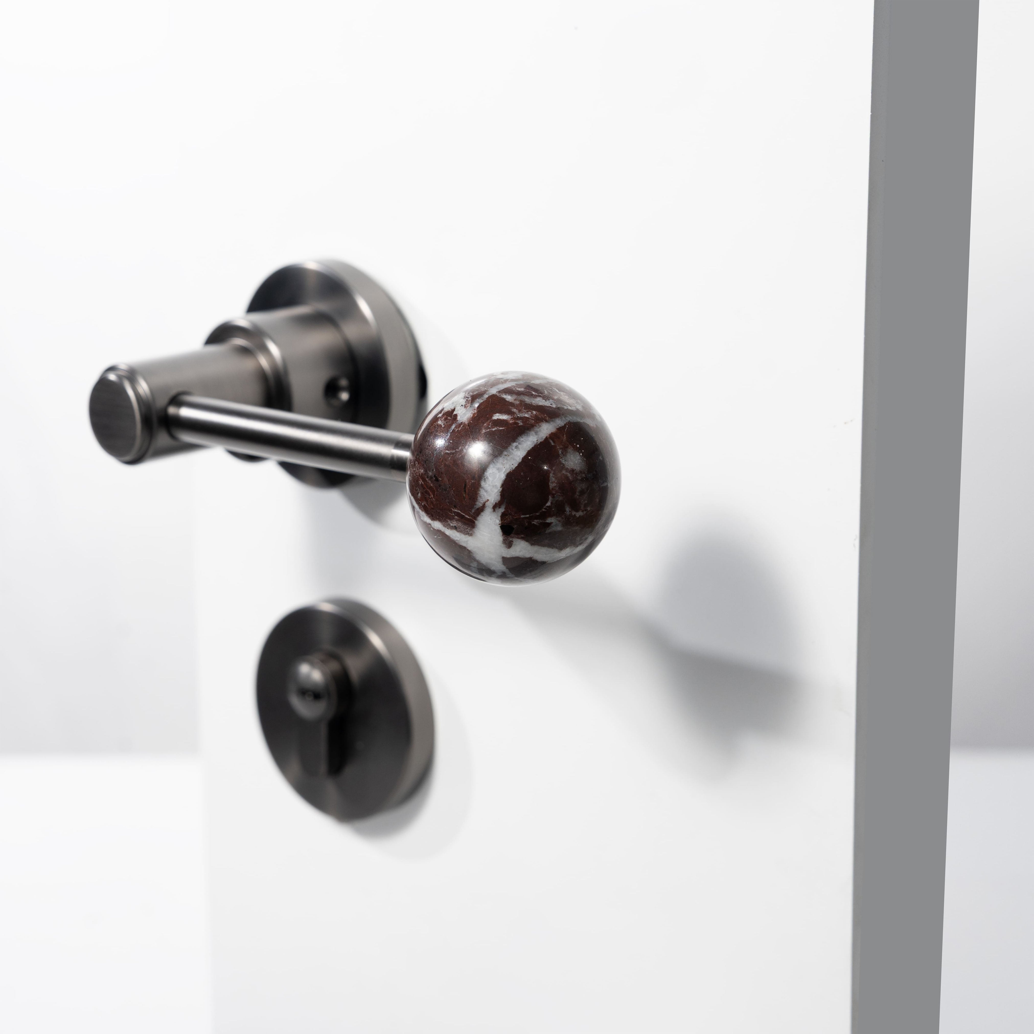 Sphere Door Lock Handle | Natural Stone & Marble Interior Hard... – ABC ...