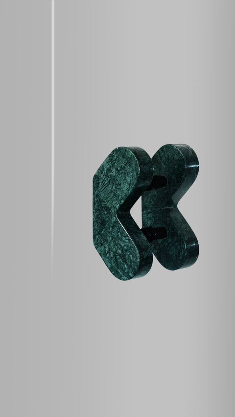 Papillon Wing Stone Handles