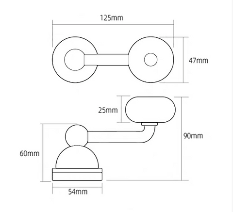 Donut-Shaped Door Lock Handle