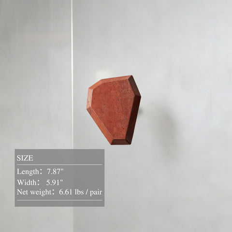 Irregular Diamond-Shaped Door Handles