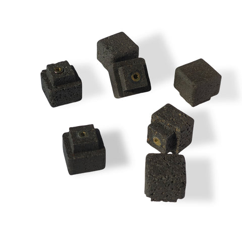 Modern Square Stone Cabinet Knobs