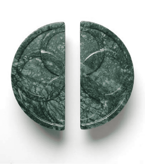 Semi-Circular Carved Door Handles