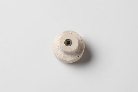 Modern Round Stone Cabinet Knobs