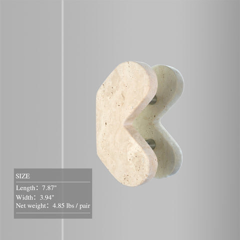Papillon Wing Stone Handles