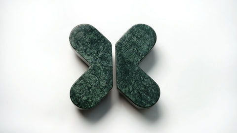 Papillon Wing Stone Handles