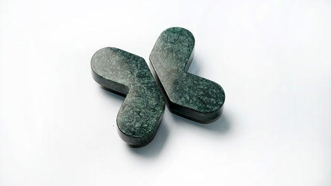 Papillon Wing Stone Handles