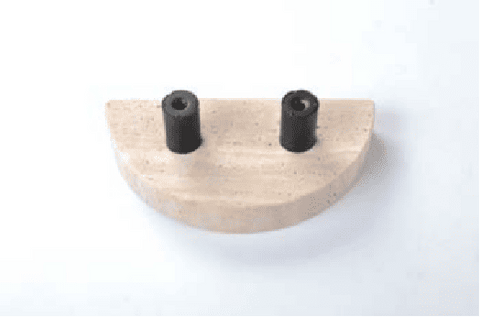 Semi-Circular Carved Door Handles