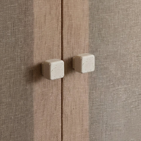 Modern Square Stone Cabinet Knobs