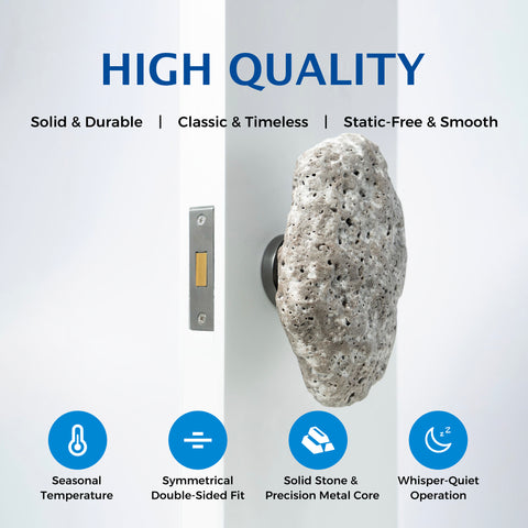 Monolith Stone Door Lock Handle