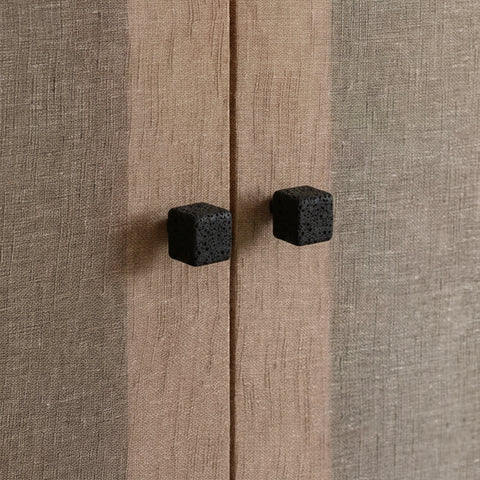 Modern Square Stone Cabinet Knobs