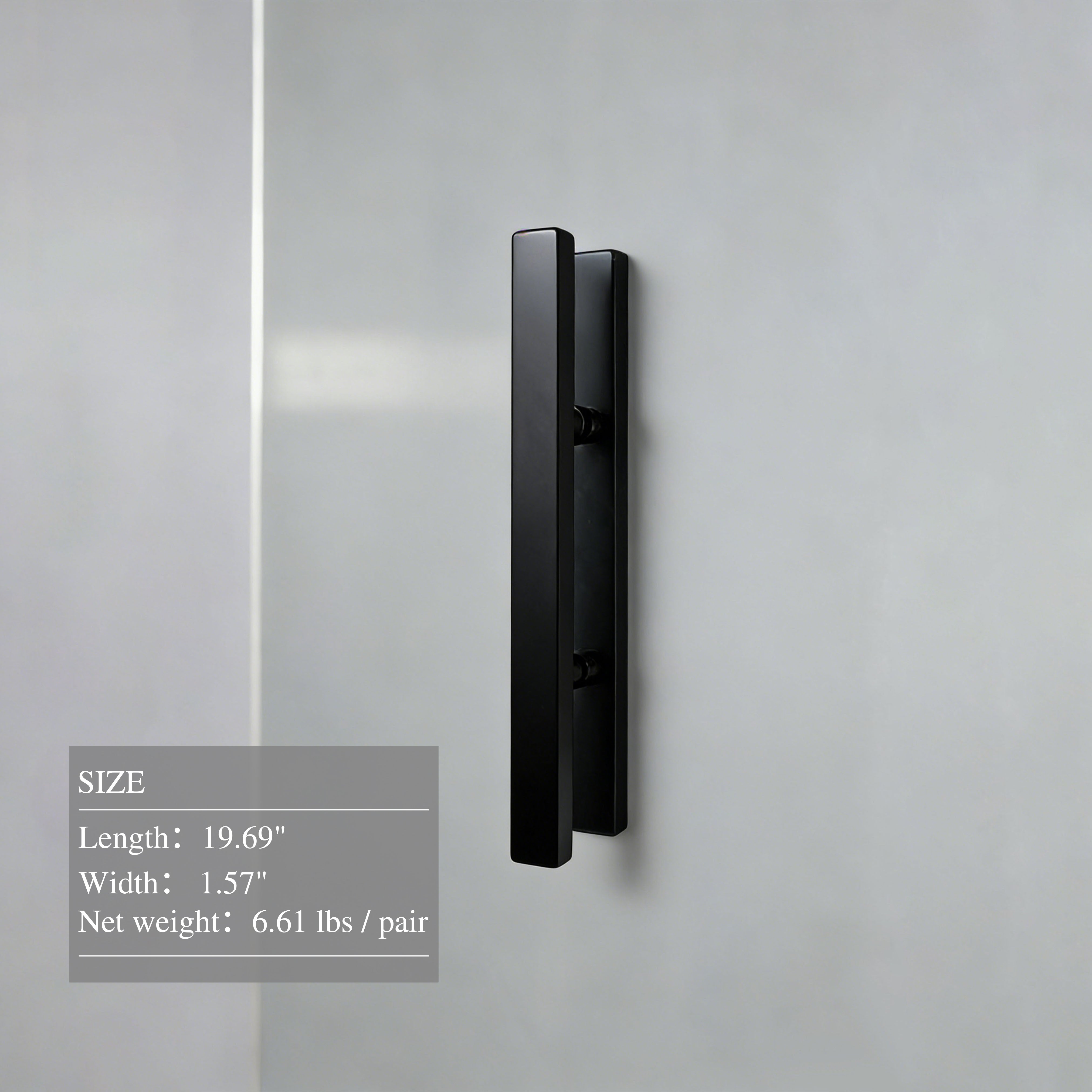 NarrowEdge Long Door Handle | Precision Modern Hardware – ABC-STONE