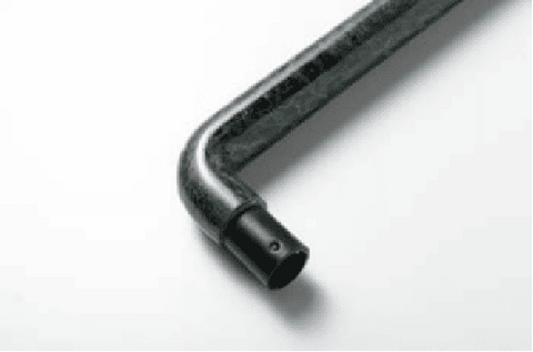 U-Shaped Indian Floral Green Door Handles