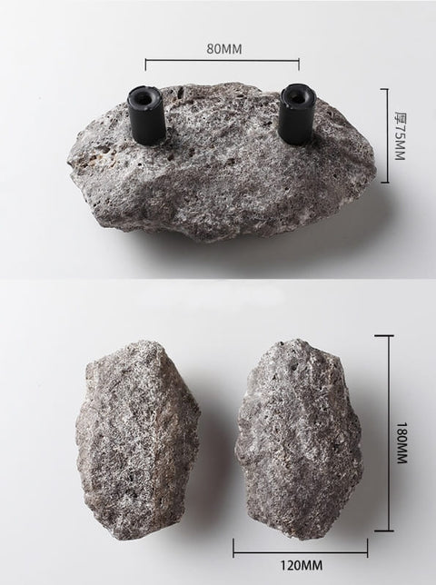 Volcanic Rock Organic Handle