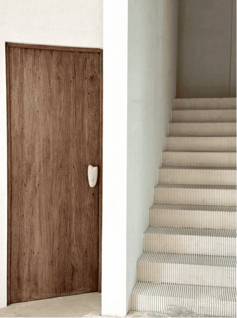 Arrow-Shaped Glass Door Handles