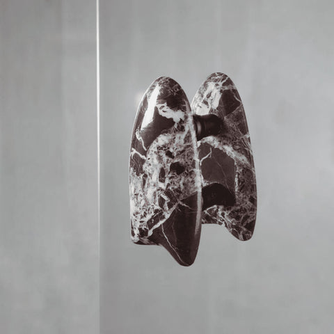 Arrow-Shaped Glass Door Handles