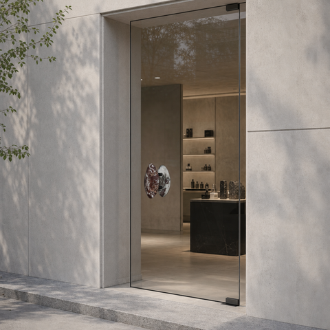 Olive-Shaped Door Handles