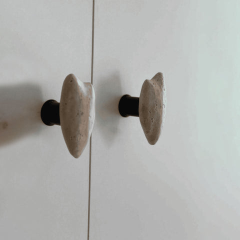 Arrow-Shaped Glass Door Handles