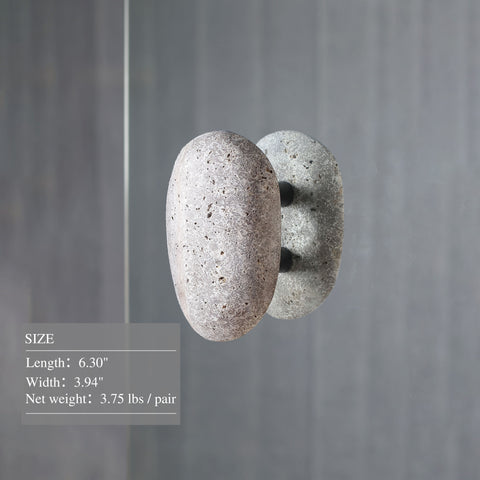 Oval Mango-Shaped Door Handles
