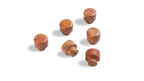 Modern Round Stone Cabinet Knobs