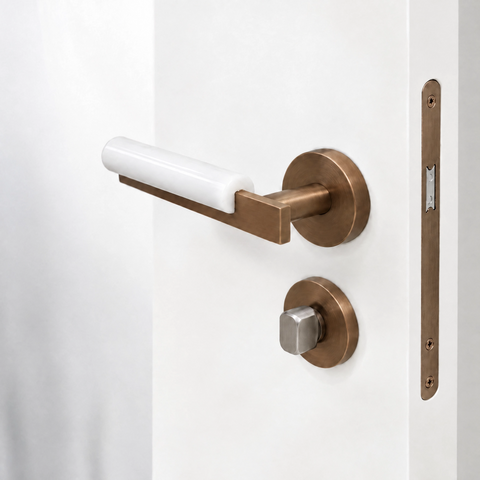 The Jade Cylinder Door Lock Handle