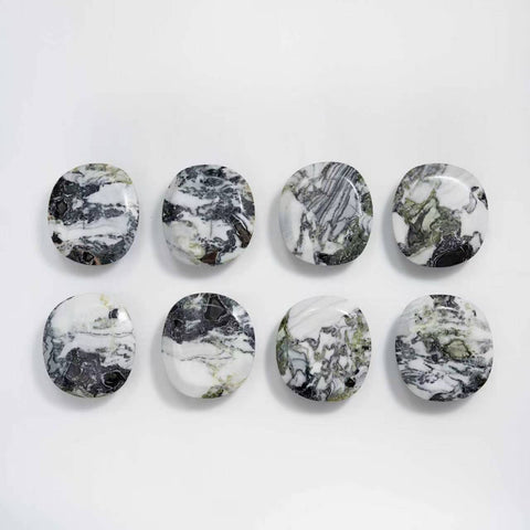 Irregular Round Door Handles (Cold Emerald)