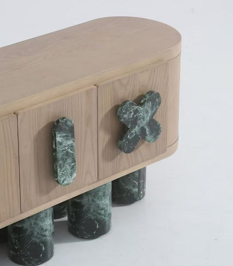 X-Shape Stone Handle