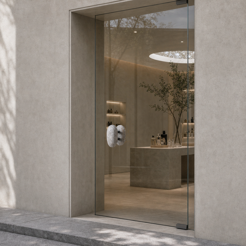 Oval Mango-Shaped Door Handles