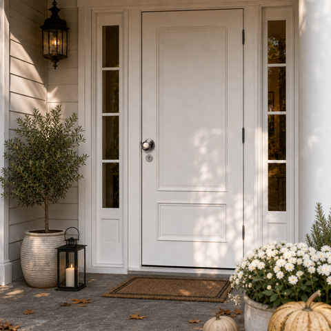 The Marble Door Lock Handle