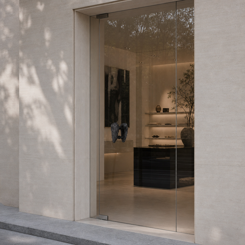 Torch-Shaped Door Handles